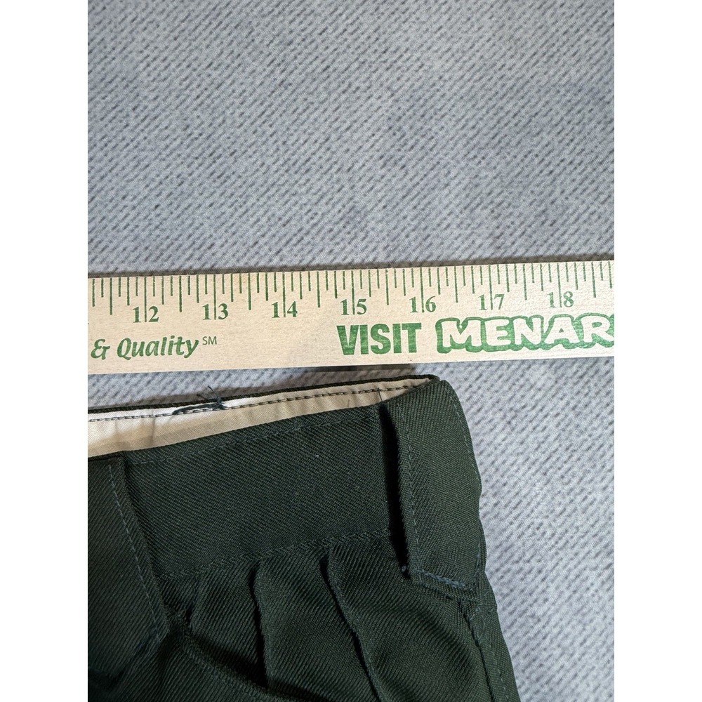 Lot of 3 WESTERN Men's Pants Polyester Cotton Blend 36 Blue Green Brown 1950's - Picture 14 of 16